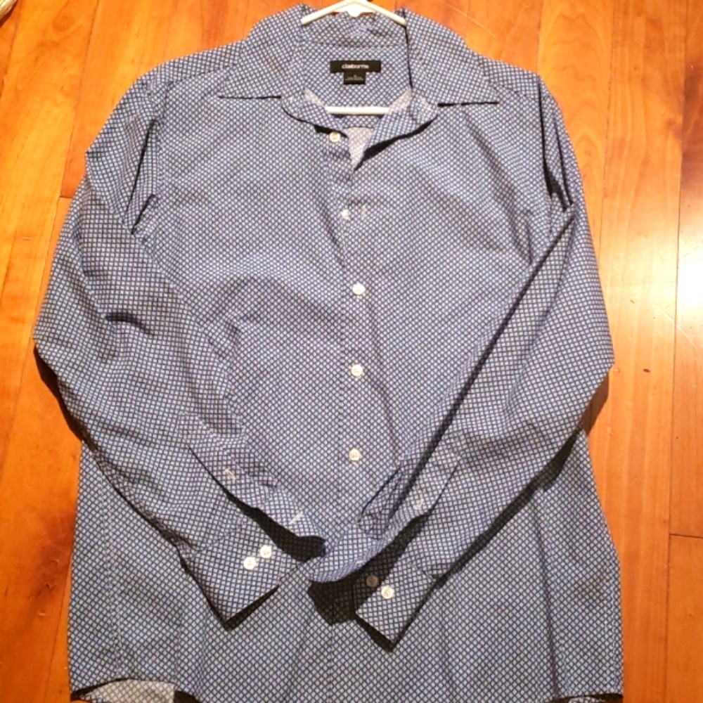 Mens long sleeve button down shirt